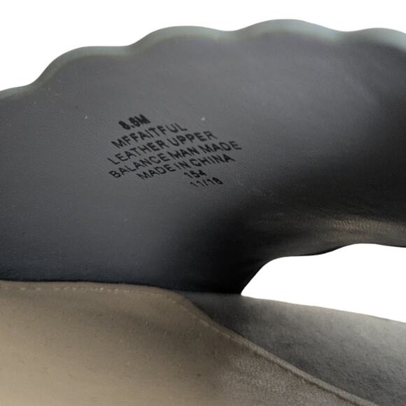 Marc Fisher Blue Suede Faitful Scalloped Wedge Espadrilles 8.5 - Picture 2 of 14